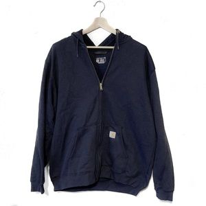 Carhartt LOOSE FIT MIDWEIGHT FULL-ZIP SWEATSHIRT - Navy